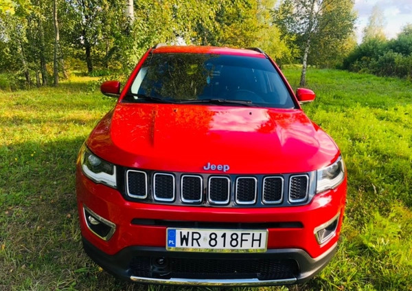 Jeep Compass cena 79000 przebieg: 71500, rok produkcji 2018 z Radom małe 781